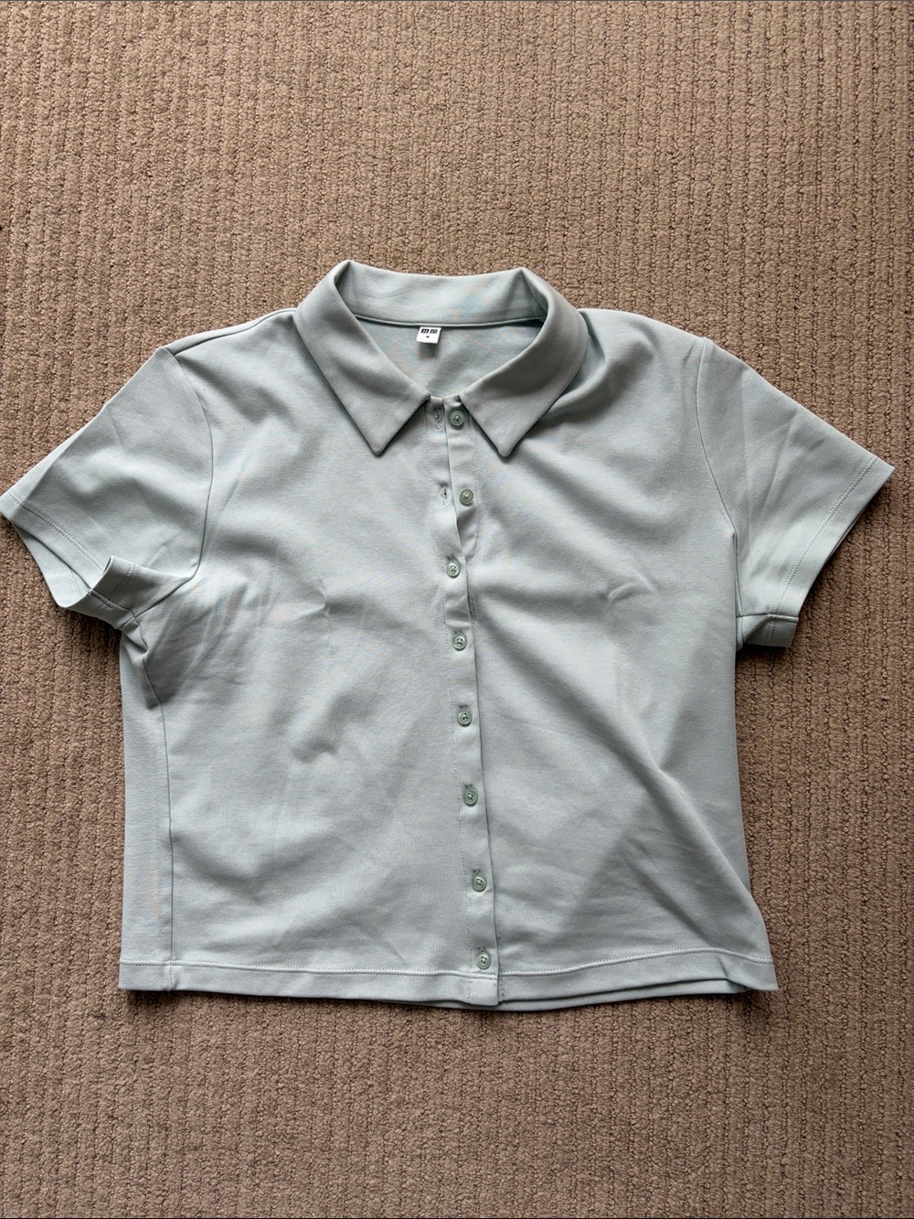 Uniqlo Mini Polo Shirt, M, 51 Green